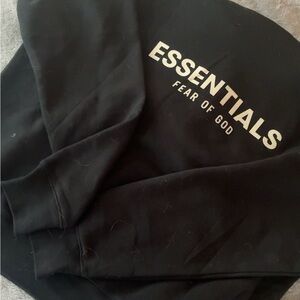 Fear of God Essentials Black Hoodie